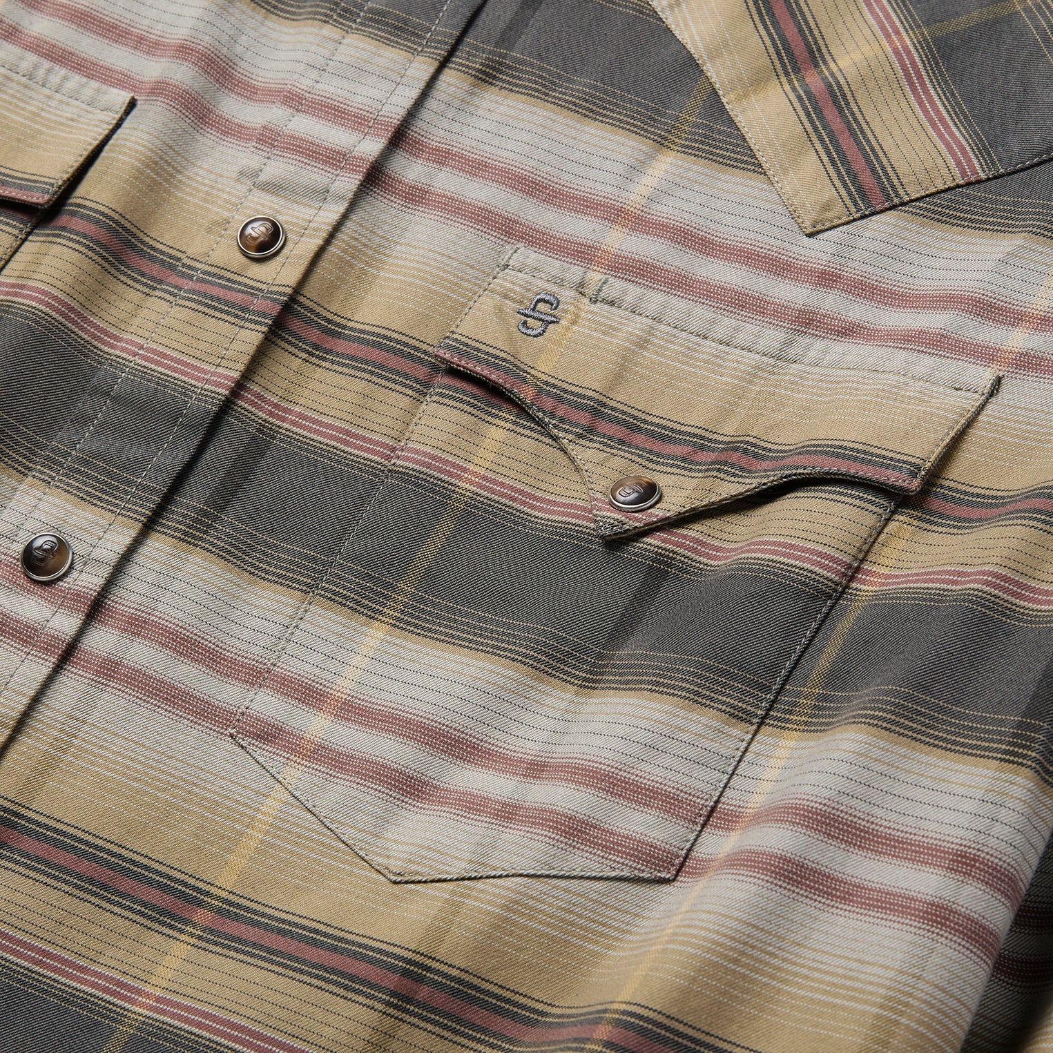 Serape Plaid Western Shirt