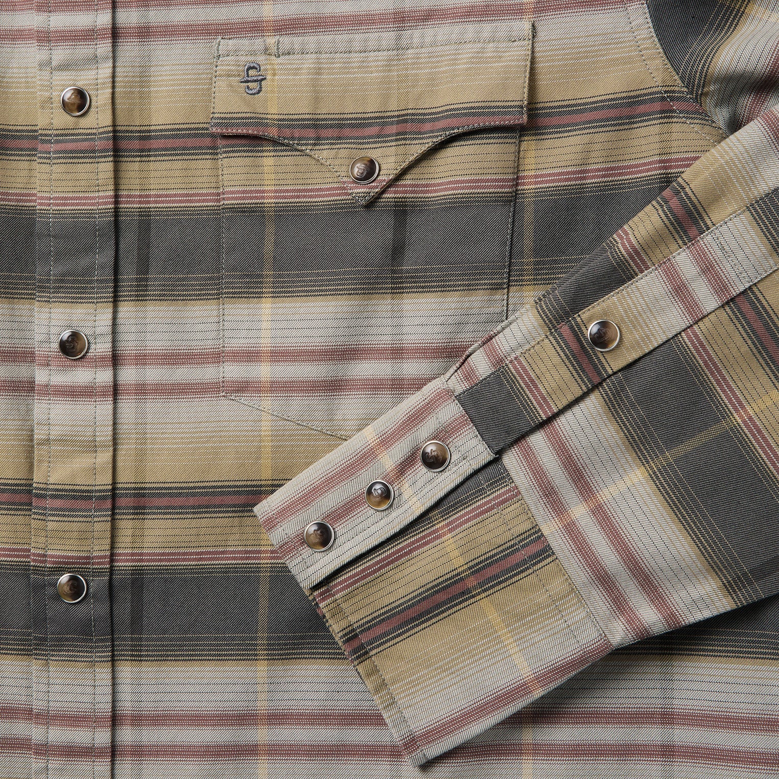 Serape Plaid Western Shirt