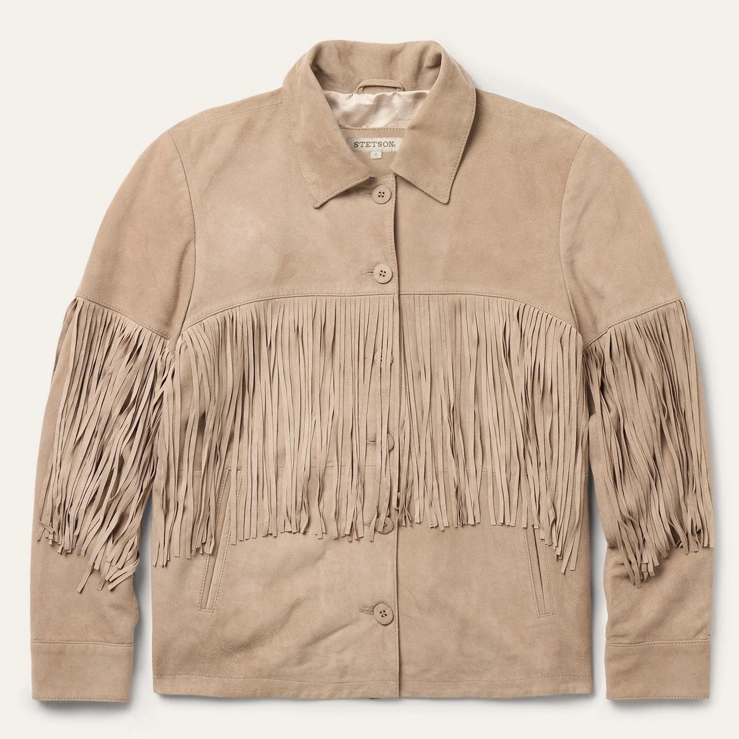 Suede Fringe Jacket