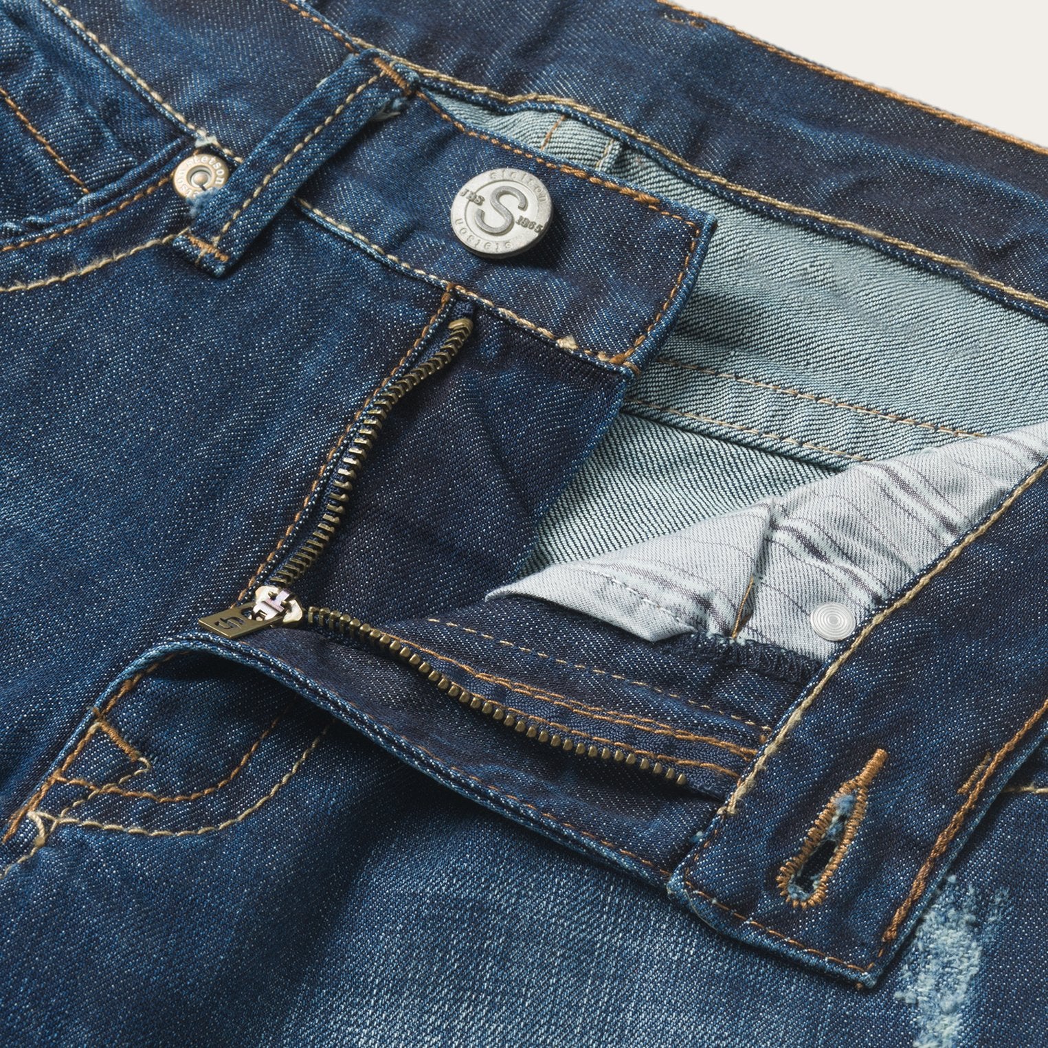 1312 Fit Jeans With Back Pocket Detail