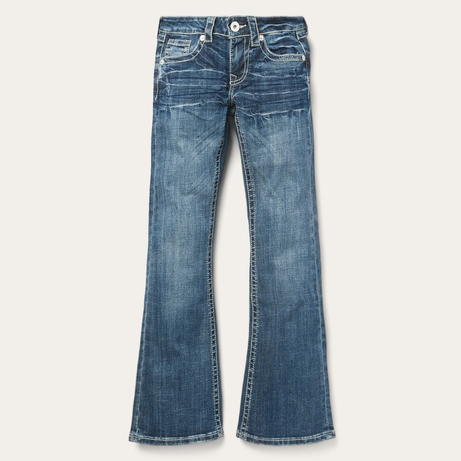 4272-816-fit-jeans-with-white-s-back-pocket-1.webp 816 Fit Jeans With White "S" Back Pocket