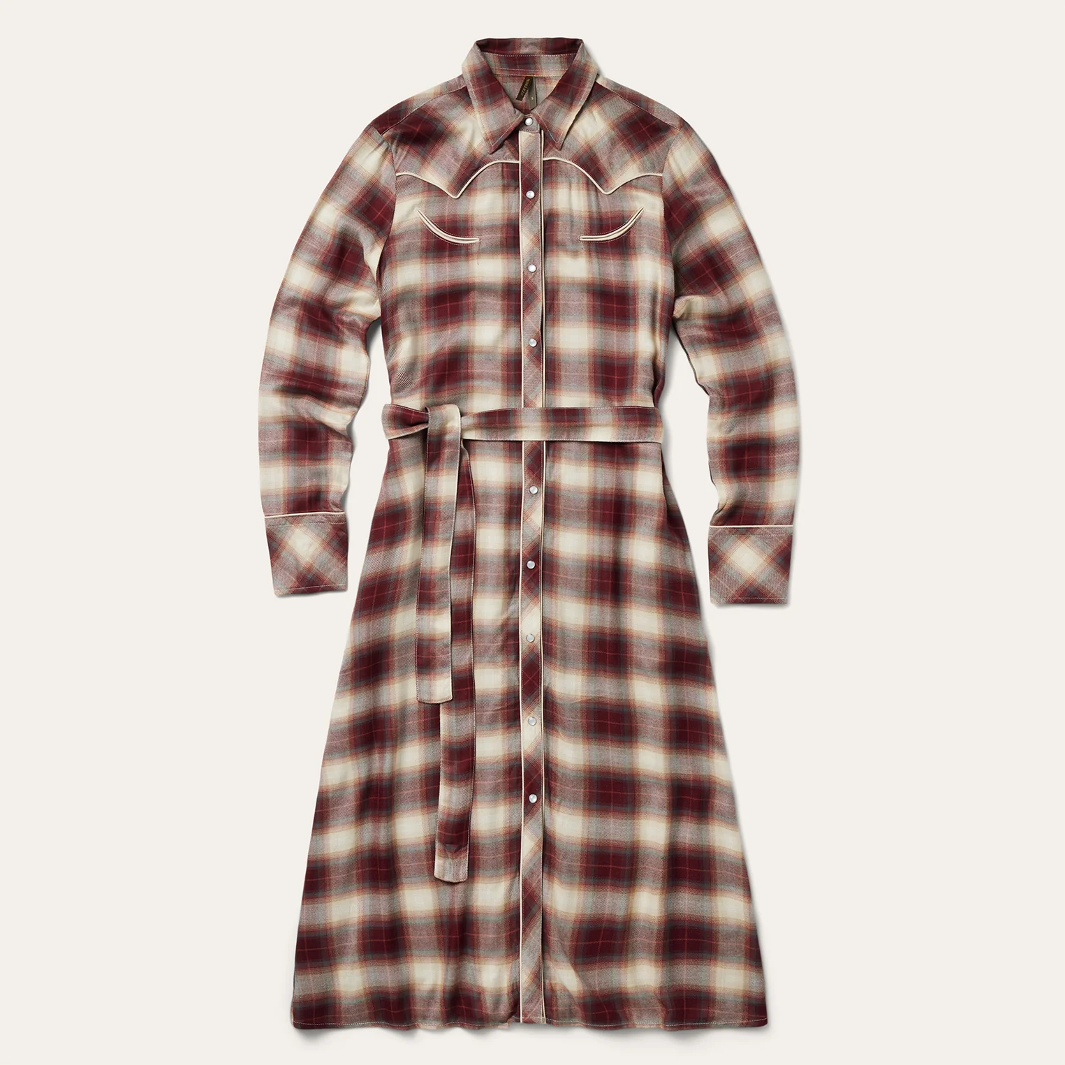 5270-black-cherry-plaid-shirt-dress-1.webp Black Cherry Plaid Shirt Dress
