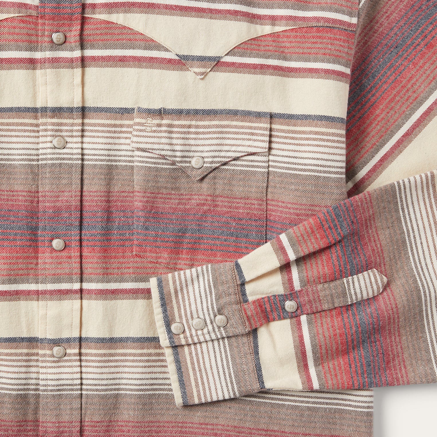 Brushed Twill Striped Shirt
