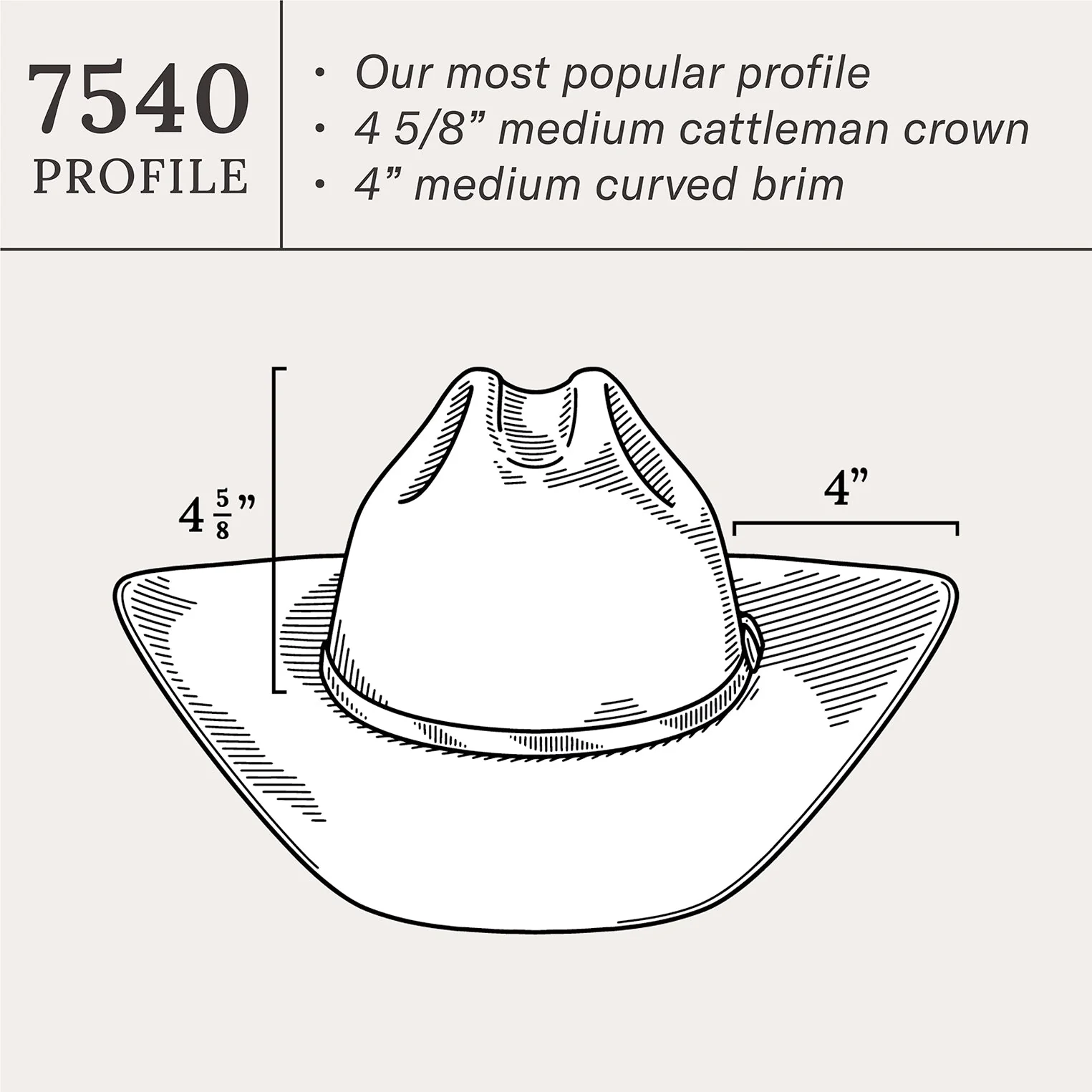 Corral 4X Cowboy Hat