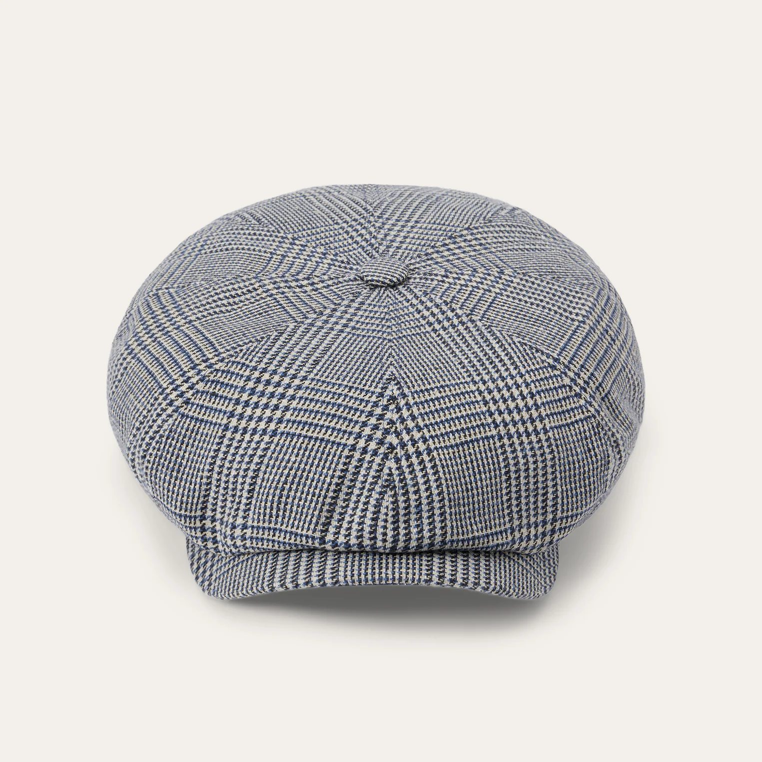 7801-glen-check-silk-cotton-8-panel-cap-1.webp Glen Check Silk/Cotton 8-Panel Cap