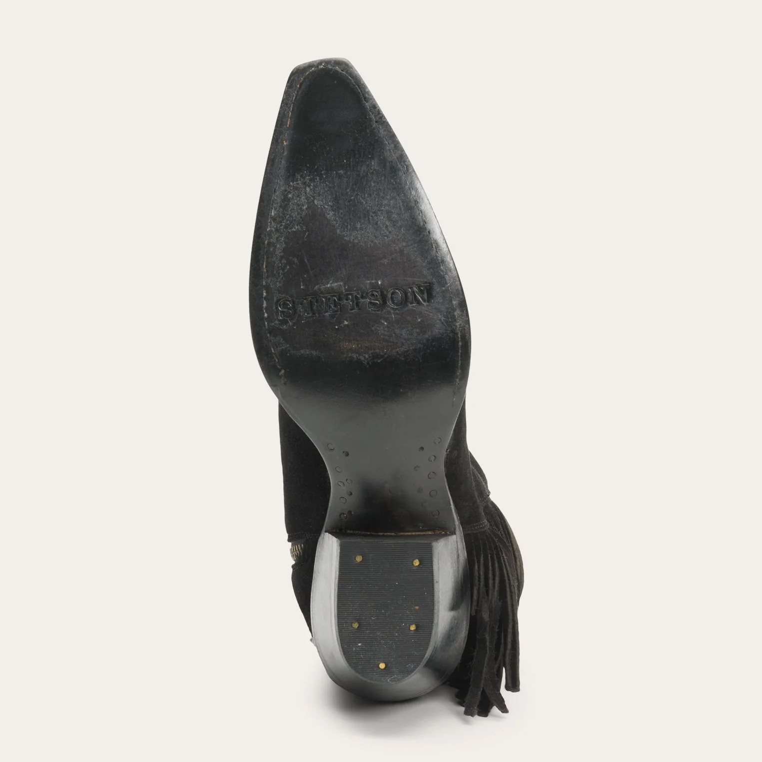Halle Suede Fringe Side Zip Boot