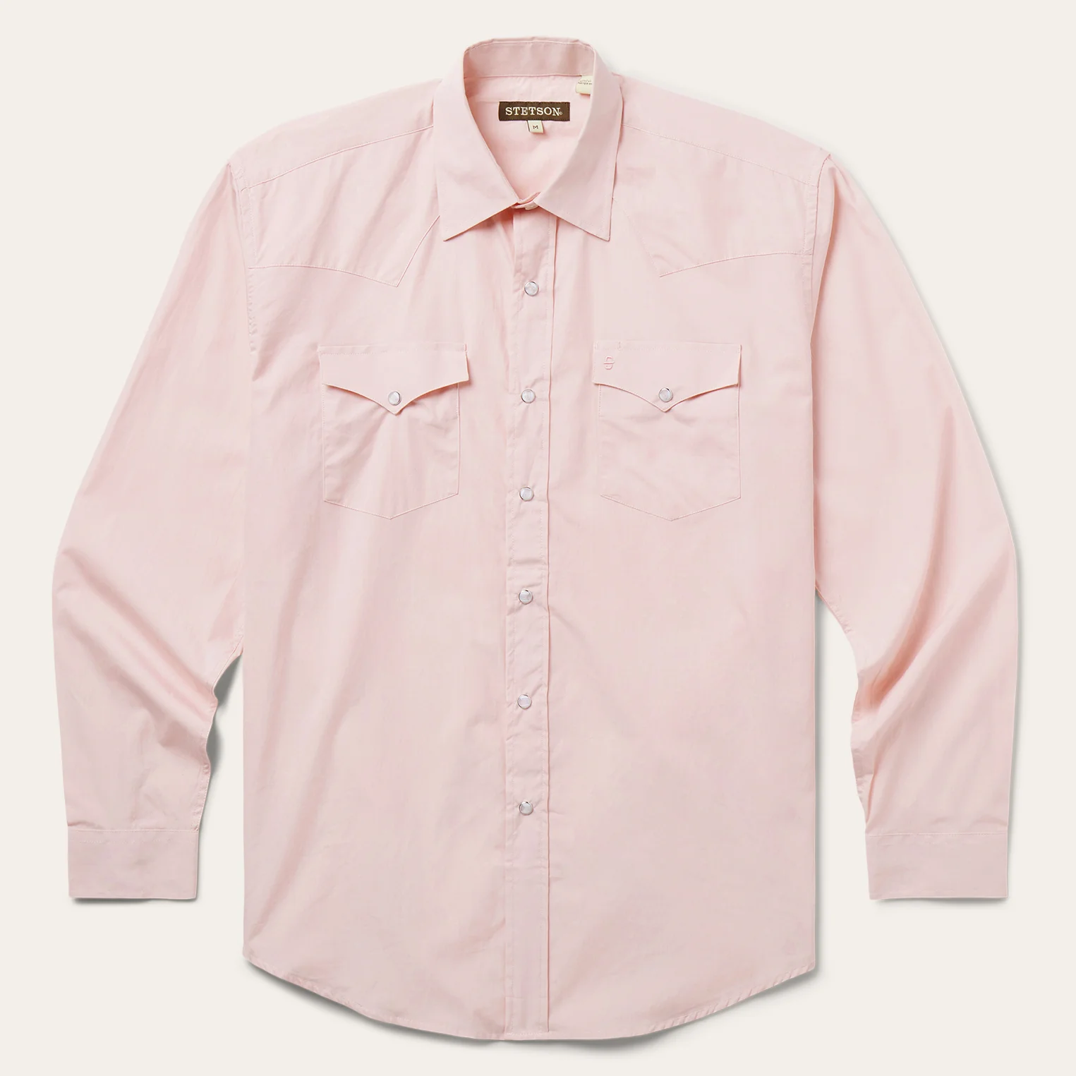 9994-pink-end-on-end-western-shirt-1.webp Pink End-On-End Western Shirt